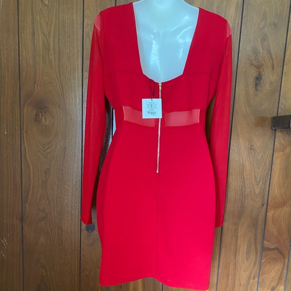 Red mesh dress BNWT - Picture 2 of 3